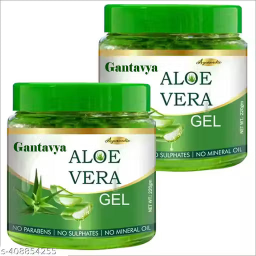 Gantavya Aloevera Face Beauty Gel - 220gm pack of 2