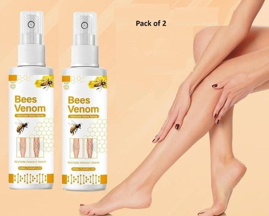 Bee Venom & Vitamin K Spider Veins Treatment Spray - Pack of 2 (30ml each)