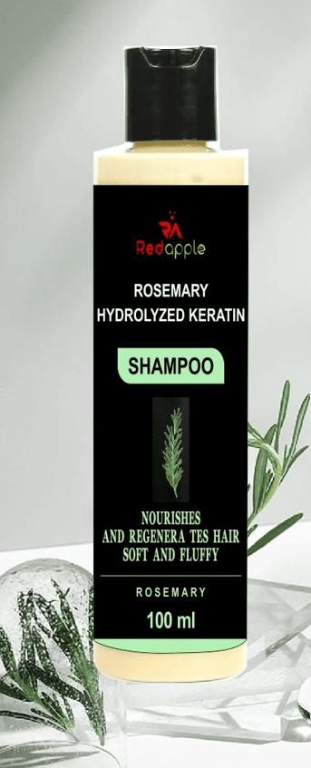 Rosemary & Hydrolyzed Keratin Shampoo - For Hair Growth & Repair (100ml)