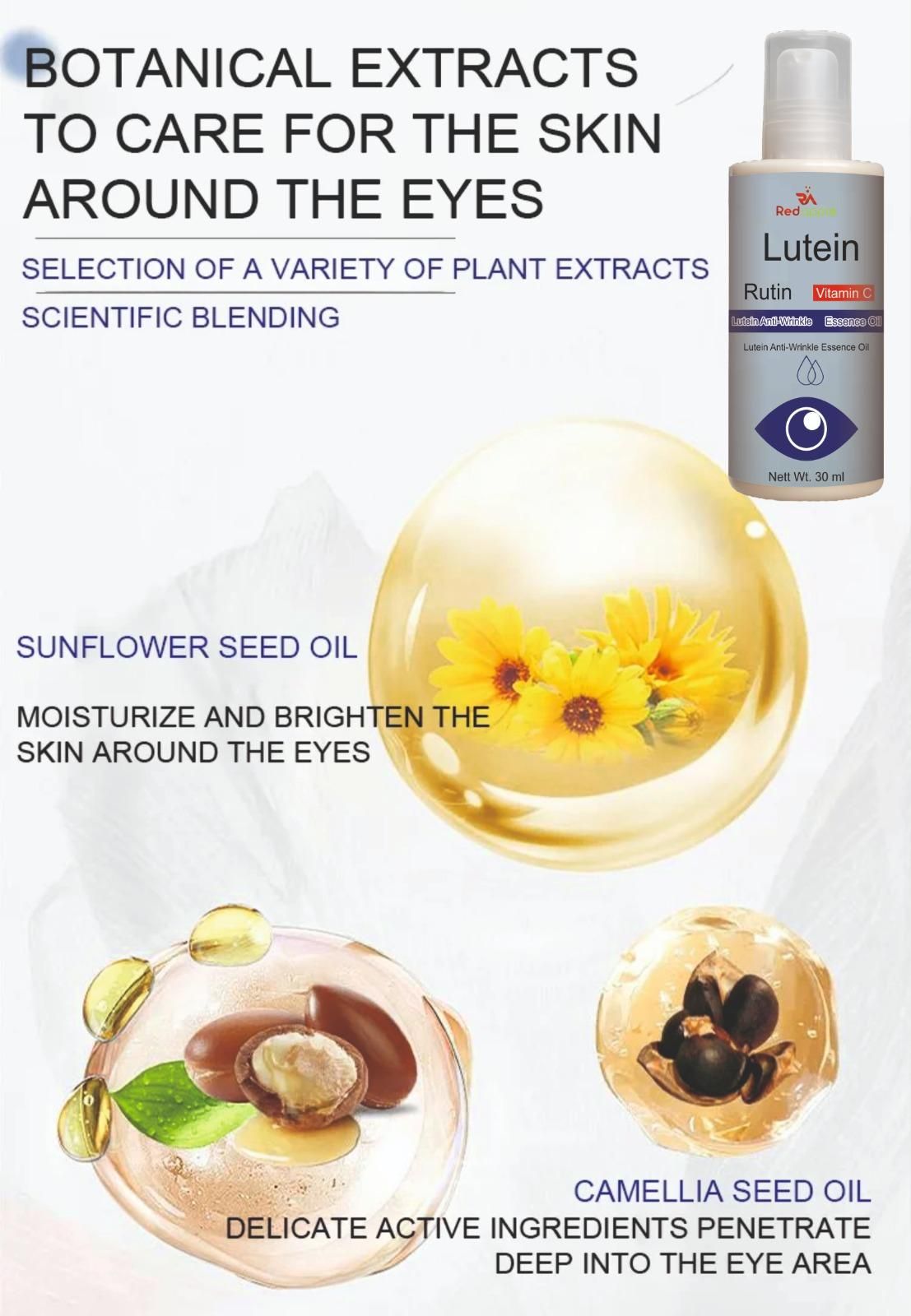 Lutein Anti-Wrinkle Essence Oil - 60ml (Pack of 2)